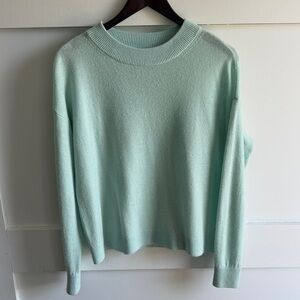 Alice + Olivia baby blue wool/cashmere blend Crewneck Sweater